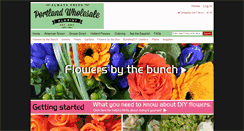 Desktop Screenshot of portlandwholesaleflorist.com
