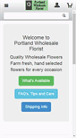 Mobile Screenshot of portlandwholesaleflorist.com
